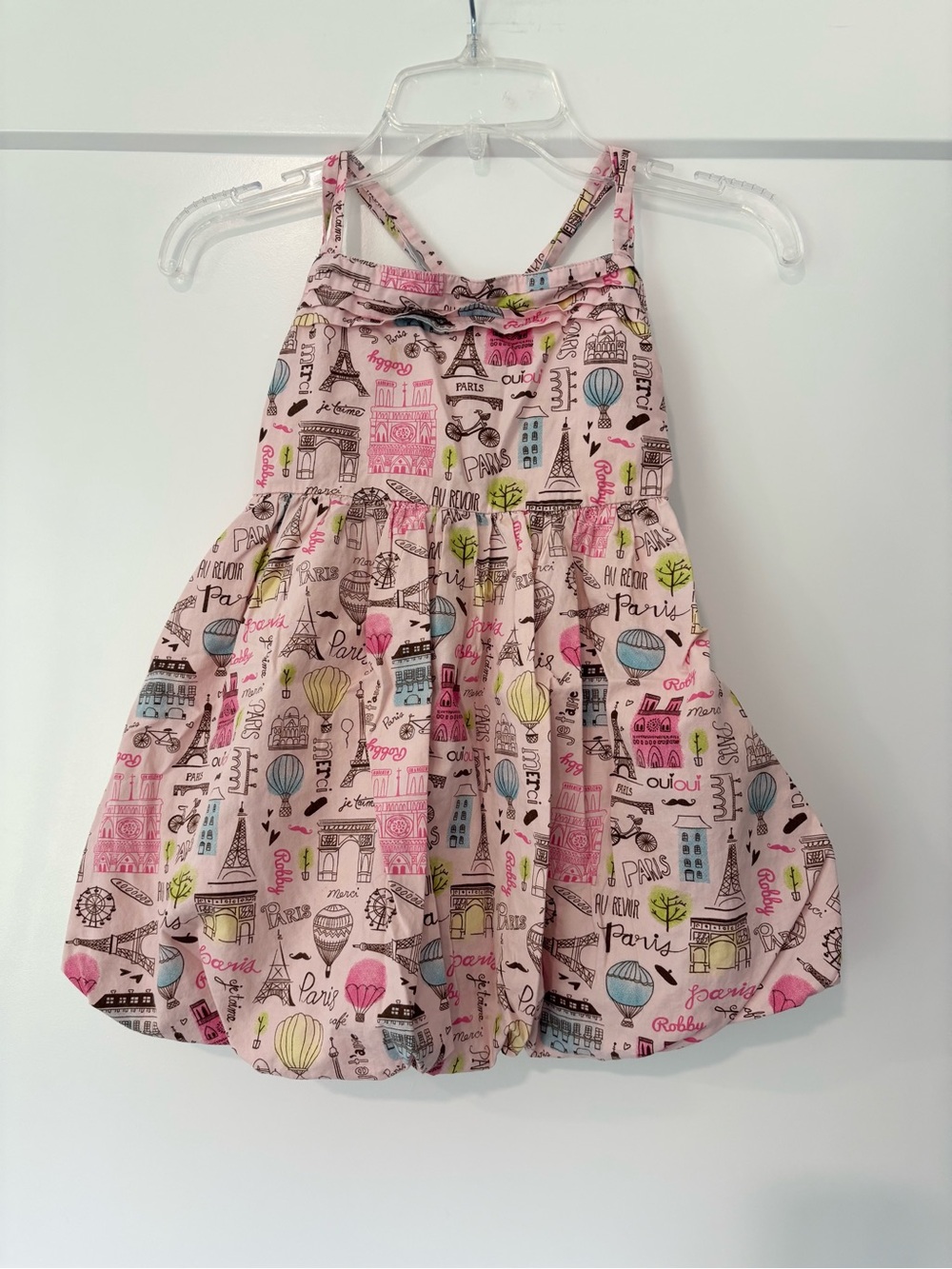 Robby Rabbit Paris France Bubble Dress 
Size 4